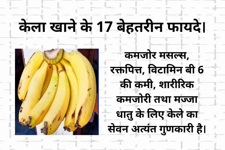 केला खाने के 17 बेहतरीन फायदे जो आप नहीं जानते होंगे | केला खाने के फायदे और नुकसान | केला किसे और कब खाना चाहिए  केला खाने के 17 बेहतरीन फायदे जो आप नहीं जानते होंगे | केले के आयुर्वेदिक फायदे हिंदी में | केला किसे और कब खाना चाहिए | banana benefits in hindi | केला खाने के लाभ | केला खाने के फायदे और नुकसान | benefits of banana in hindi | Health benefits of banana in hindi | kela khane ke fayde, nuksan in Hindi